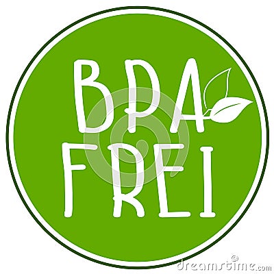 Icon Illustration BPA free - frei Stock Photo