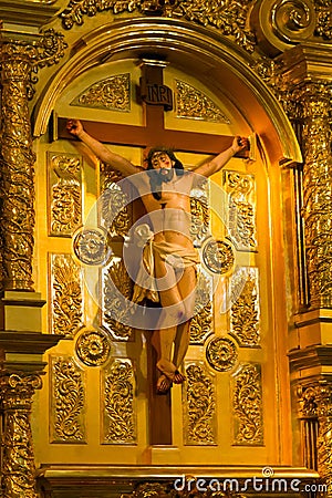 Jesus on the Cross Stock Photo