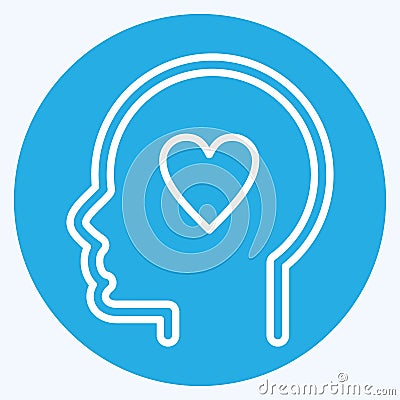 Icon Kindness. related to Psychology Personality symbol. simple design editable. simple illustration Cartoon Illustration