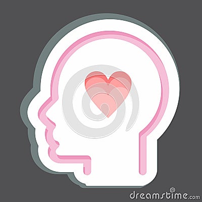 Icon Kindness. related to Psychology Personality symbol. simple design editable. simple illustration Cartoon Illustration