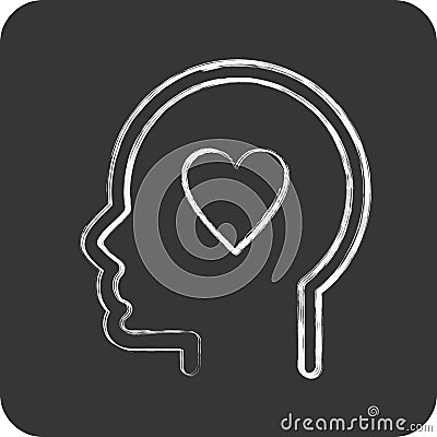 Icon Kindness. related to Psychology Personality symbol. simple design editable. simple illustration Cartoon Illustration