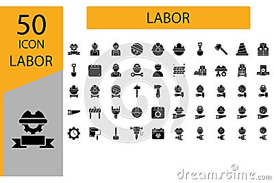 Icon Labor Vector Graphic Illustrator perfect for Business Vector Illustration