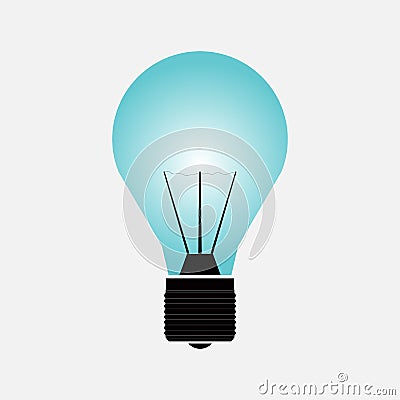 Icon light, icon, light bulb Stock Photo