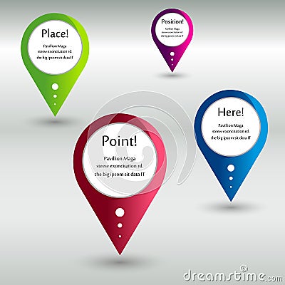 Location pointer Vector Illustration