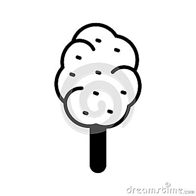 An icon of maple taffy in modern style, ready to use and download Vector Illustration