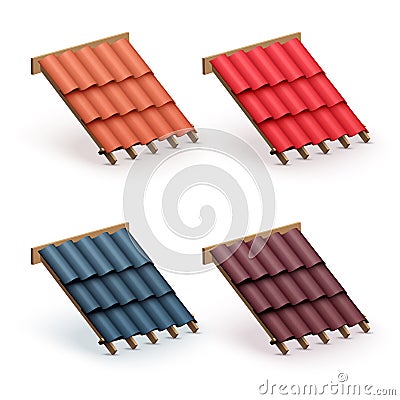 Icon Metal Cover on Roof Stock Photo