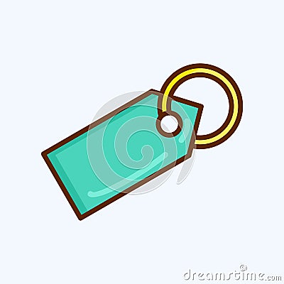 Icon Name Brand. suitable for Branding symbol. flat style. simple design editable. design template vector. simple illustration Cartoon Illustration