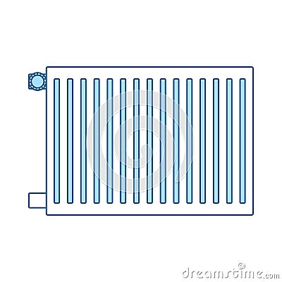 Icon Of Radiator Vector Illustration