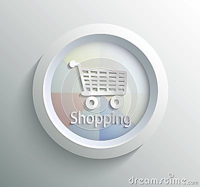 Icon shoping Vector Illustration