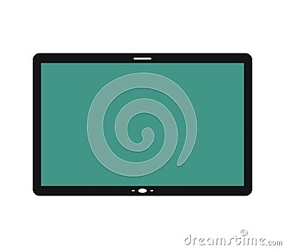 Icon tablet illustrated Stock Photo