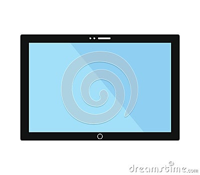 Icon tablet illustrated Stock Photo