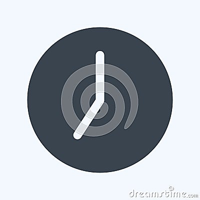 Icon Timelapse. suitable for Photo Editing symbol. glyph style. simple design editable. design template vector. simple symbol Cartoon Illustration