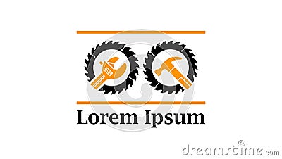 Icon for tools and industrial equipment Vector Illustration