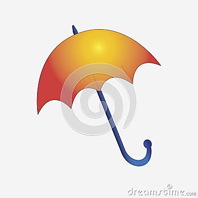 Icon umbrella, weather conditions rain, vector illustration Vector Illustration