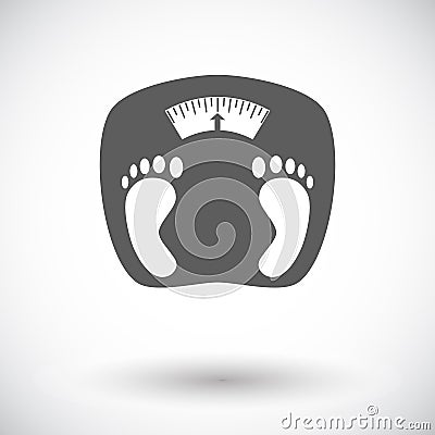 Icon weights. Vector Illustration