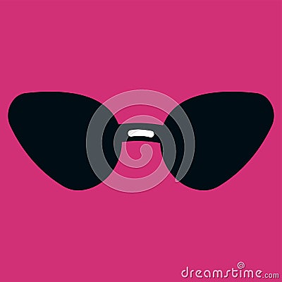 Icon of women s sunglasses Vector Illustration