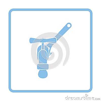 Icon of wrench and faucet Vector Illustration