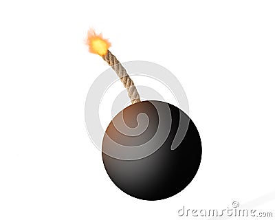 Iconic bomb Stock Photo