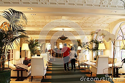 Iconic classic south florida hotel Editorial Stock Photo