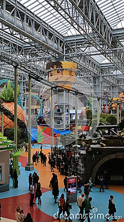 The Iconic Mall of America, Bloomington, Minnesota, USA Editorial Stock Photo