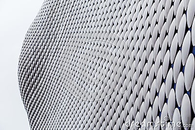 Abstract discs surround the Selfridges Building Editorial Stock Photo