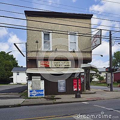 Iconic Smith Market at 2432 Sullivant Ave, Columbus, OH Editorial Stock Photo