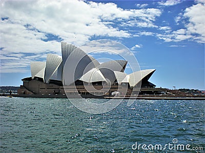 The Iconic symbol of Australia, the Beautiful Sydney Opera House Editorial Stock Photo