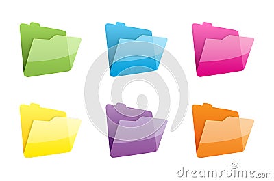 Icons of files Stock Photo