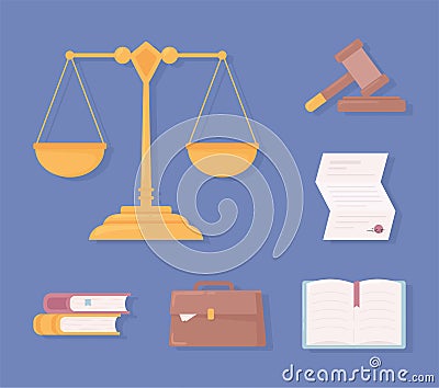 icons legal advice Vector Illustration