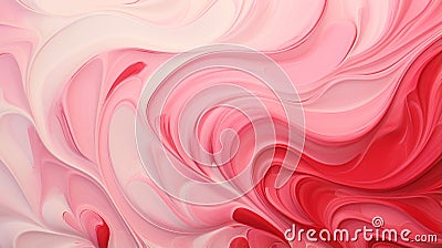 Icy Cranberry Swirls Stock Photo