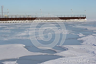 Icy sea Stock Photo