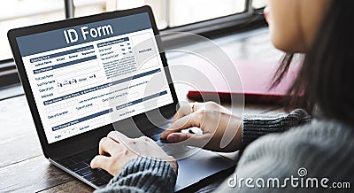 ID Form Character Identity Name Personality Concept Stock Photo