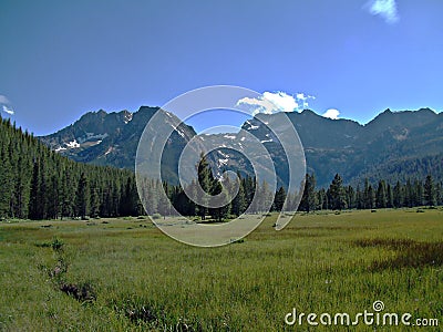 Idaho Sawtooth Mountains XII Stock Photo