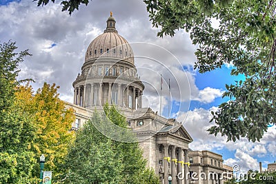 Idaho State Capital Building Stock Photo
