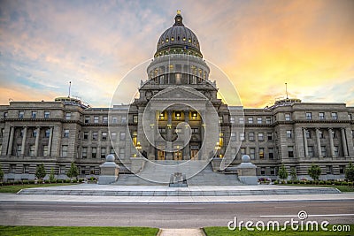 Idaho State Capitol Building Stock Photo