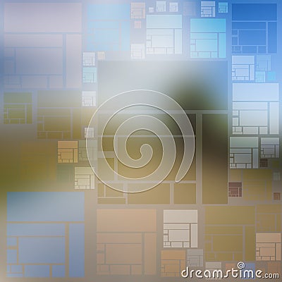 Idea background of multicolored squares and rectangles Stock Photo