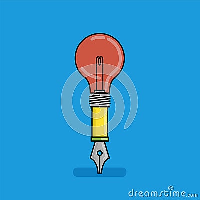 Idea concept creative Vector Illustration