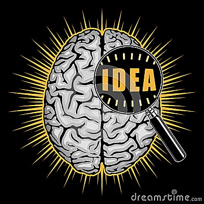 Idea creation concept. Stock Photo