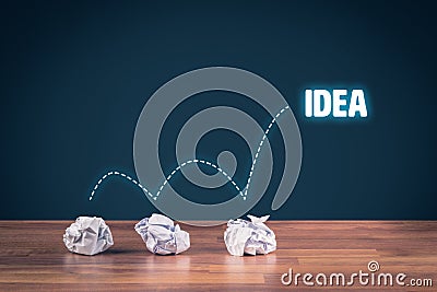 Idea and creative process Stock Photo