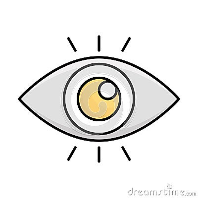 Idea fill inside vector icon which can easily modify or edit Vector Illustration