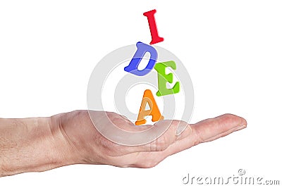 Idea flies Stock Photo