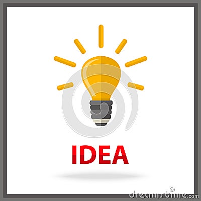 Idea icon Vector Illustration