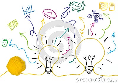 Idea and innovation concept Stock Photo