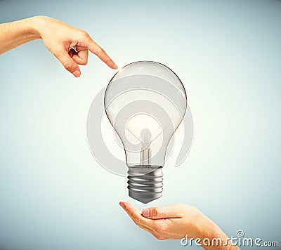 Idea and inspire concept Stock Photo