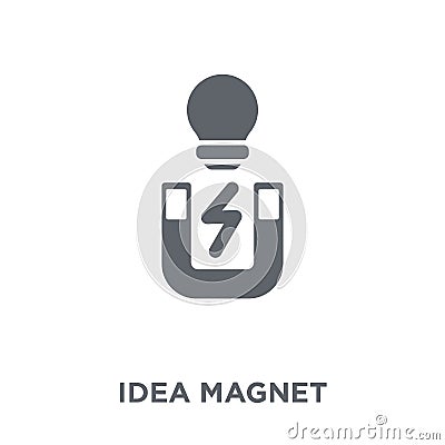 idea Magnet icon from Startup collection. Vector Illustration