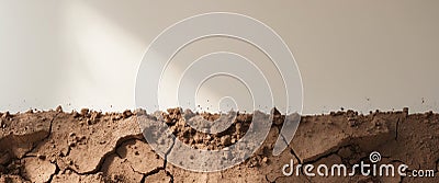idea of stability and consistency in soil is emphasized as an enduring presence amidst fluctuations of change Stock Photo