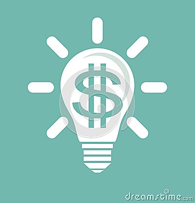 Idea to make money Vector Illustration