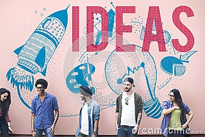 Ideas Creativity Imagination Light Bulb Concept Stock Photo