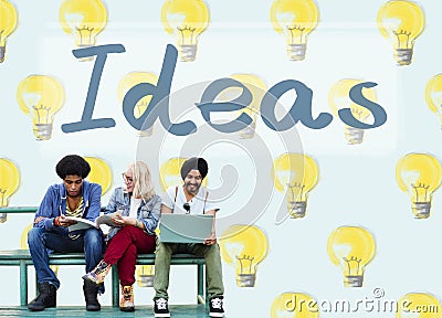 Ideas Innovation Tactics Thoughts Plan Concept Stock Photo