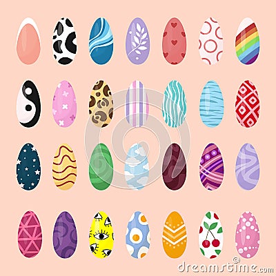 Ideas of nails design Stock Photo